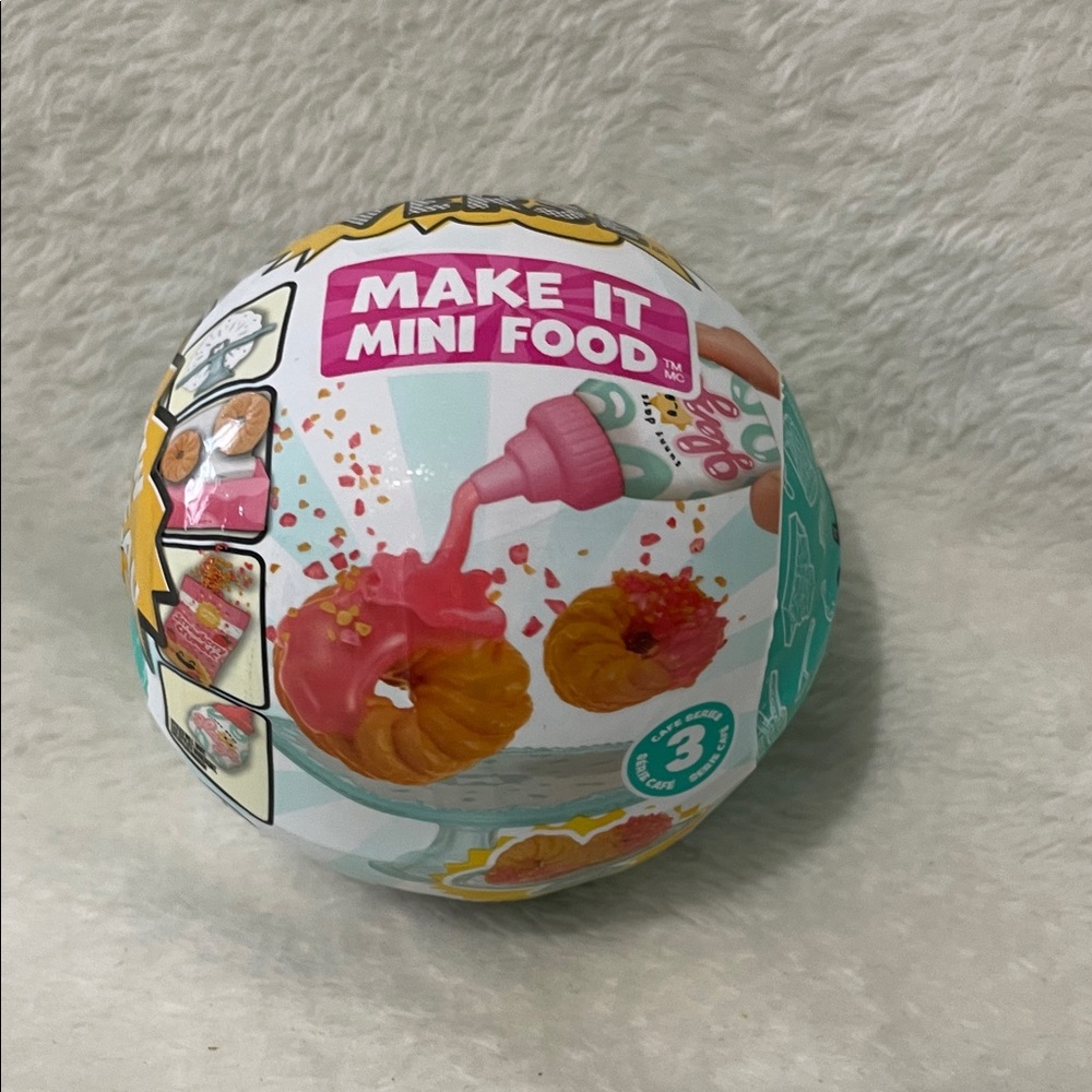 NEW Make It Mini Food Toy Set